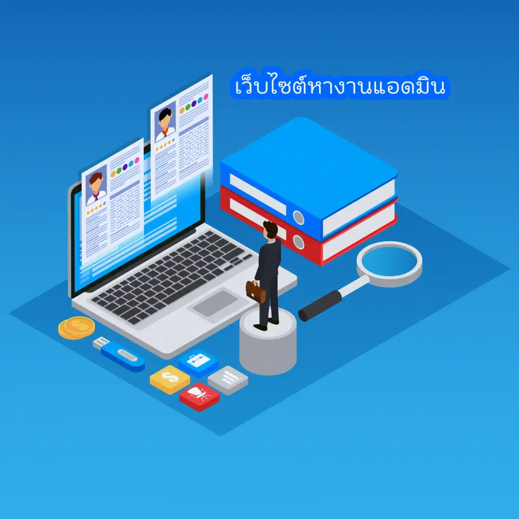 เว็บไซต์หางานแอดมิน